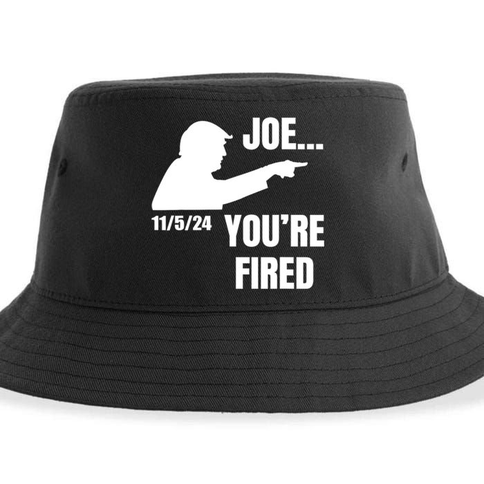 Joe YouRe Fired Fire Biden Election Trump President 2024 Trump Sustainable Bucket Hat