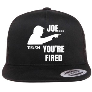 Joe YouRe Fired Fire Biden Election Trump President 2024 Trump Flat Bill Trucker Hat