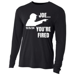 Joe YouRe Fired Fire Biden Election Trump President 2024 Trump Cooling Performance Long Sleeve Crew