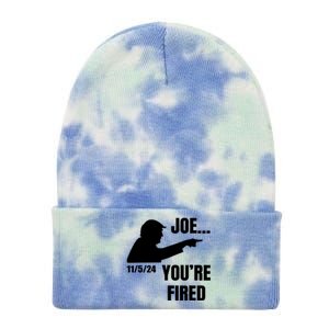 Joe YouRe Fired Fire Biden Election Trump President 2024 Trump Tie Dye 12in Knit Beanie