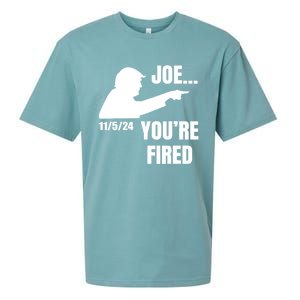 Joe YouRe Fired Fire Biden Election Trump President 2024 Trump Sueded Cloud Jersey T-Shirt