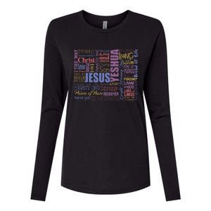 Jeus Yeshua God Christ Womens Cotton Relaxed Long Sleeve T-Shirt