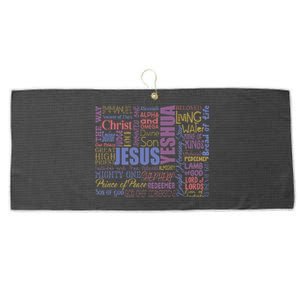 Jeus Yeshua God Christ Large Microfiber Waffle Golf Towel