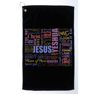 Jeus Yeshua God Christ Platinum Collection Golf Towel