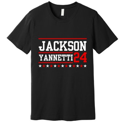 Jackson Yannetti President For 2024 Sarcastic Saying Premium T-Shirt