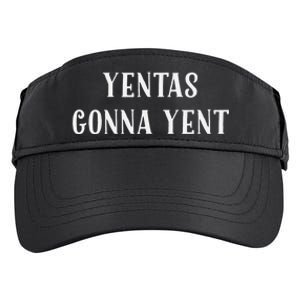 Jewish Yenta Tee Yentas Gonna Yent Hanukkah Mother's Day  Adult Drive Performance Visor