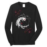 Japanese Yin Yang Axolotls Art Graphic Anime Axolotl Lover Long Sleeve Shirt