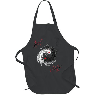 Japanese Yin Yang Axolotls Art Graphic Anime Axolotl Lover Apron
