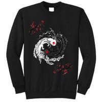 Japanese Yin Yang Axolotls Art Graphic Anime Axolotl Lover Sweatshirt