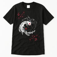 Japanese Yin Yang Axolotls Art Graphic Anime Axolotl Lover Tall T-Shirt