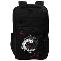 Japanese Yin Yang Axolotls Art Graphic Anime Axolotl Lover Impact Tech Backpack