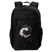 Japanese Yin Yang Axolotls Art Graphic Anime Axolotl Lover Backpack