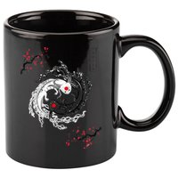 Japanese Yin Yang Axolotls Art Graphic Anime Axolotl Lover 11oz C Handle Ceramic Mug