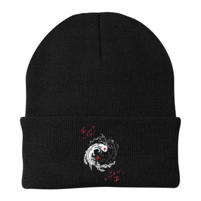 Japanese Yin Yang Axolotls Art Graphic Anime Axolotl Lover Beanie