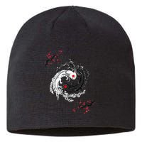 Japanese Yin Yang Axolotls Art Graphic Anime Axolotl Lover Sustainable Beanie
