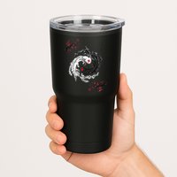 Japanese Yin Yang Axolotls Art Graphic Anime Axolotl Lover Tumbler