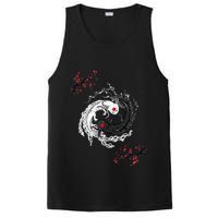Japanese Yin Yang Axolotls Art Graphic Anime Axolotl Lover PosiCharge Competitor Tank