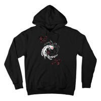 Japanese Yin Yang Axolotls Art Graphic Anime Axolotl Lover Tall Hoodie