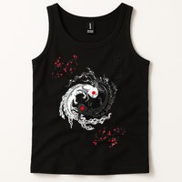 Japanese Yin Yang Axolotls Art Graphic Anime Axolotl Lover Tank Top