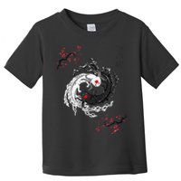 Japanese Yin Yang Axolotls Art Graphic Anime Axolotl Lover Toddler T-Shirt