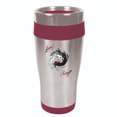 Japanese Yin Yang Axolotls Art Graphic Anime Axolotl Lover 16oz Travel Tumbler