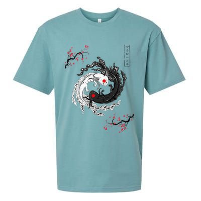 Japanese Yin Yang Axolotls Art Graphic Anime Axolotl Lover Sueded Cloud Jersey T-Shirt
