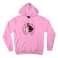 Japanese Yin Yang Koi Fish Art Hoodie