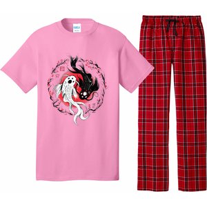 Japanese Yin Yang Koi Fish Art Pajama Set