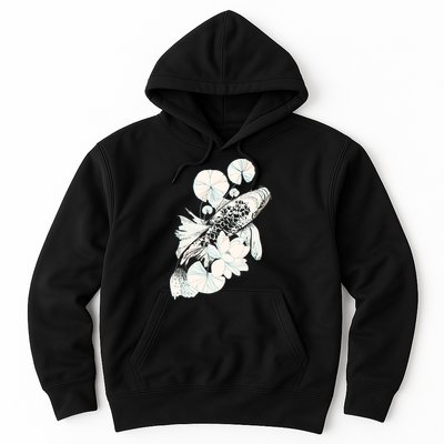 Japanese Zen Koi Fish Pond Hoodie