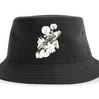Japanese Zen Koi Fish Pond Sustainable Bucket Hat