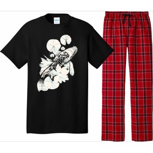 Japanese Zen Koi Fish Pond Pajama Set