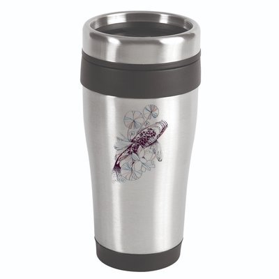 Japanese Zen Koi Fish Pond 16oz Travel Tumbler