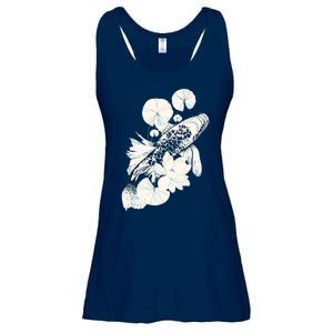 Japanese Zen Koi Fish Pond Ladies Essential Flowy Tank