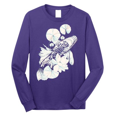 Japanese Zen Koi Fish Pond Long Sleeve Shirt