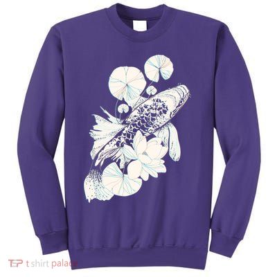 Japanese Zen Koi Fish Pond Sweatshirt