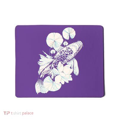Japanese Zen Koi Fish Pond Mousepad