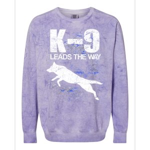 K-9 Leads The Way Colorblast Crewneck Sweatshirt