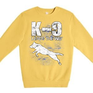 K-9 Leads The Way Premium Crewneck Sweatshirt