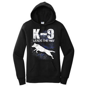 K-9 Leads The Way Women's Pullover Hoodie