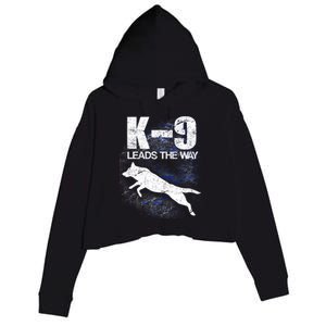 K-9 Leads The Way Crop Fleece Hoodie