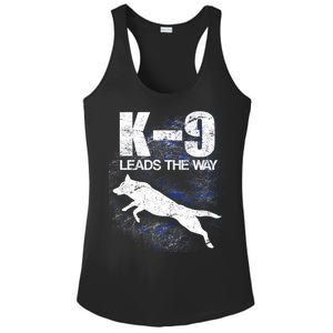 K-9 Leads The Way Ladies PosiCharge Competitor Racerback Tank