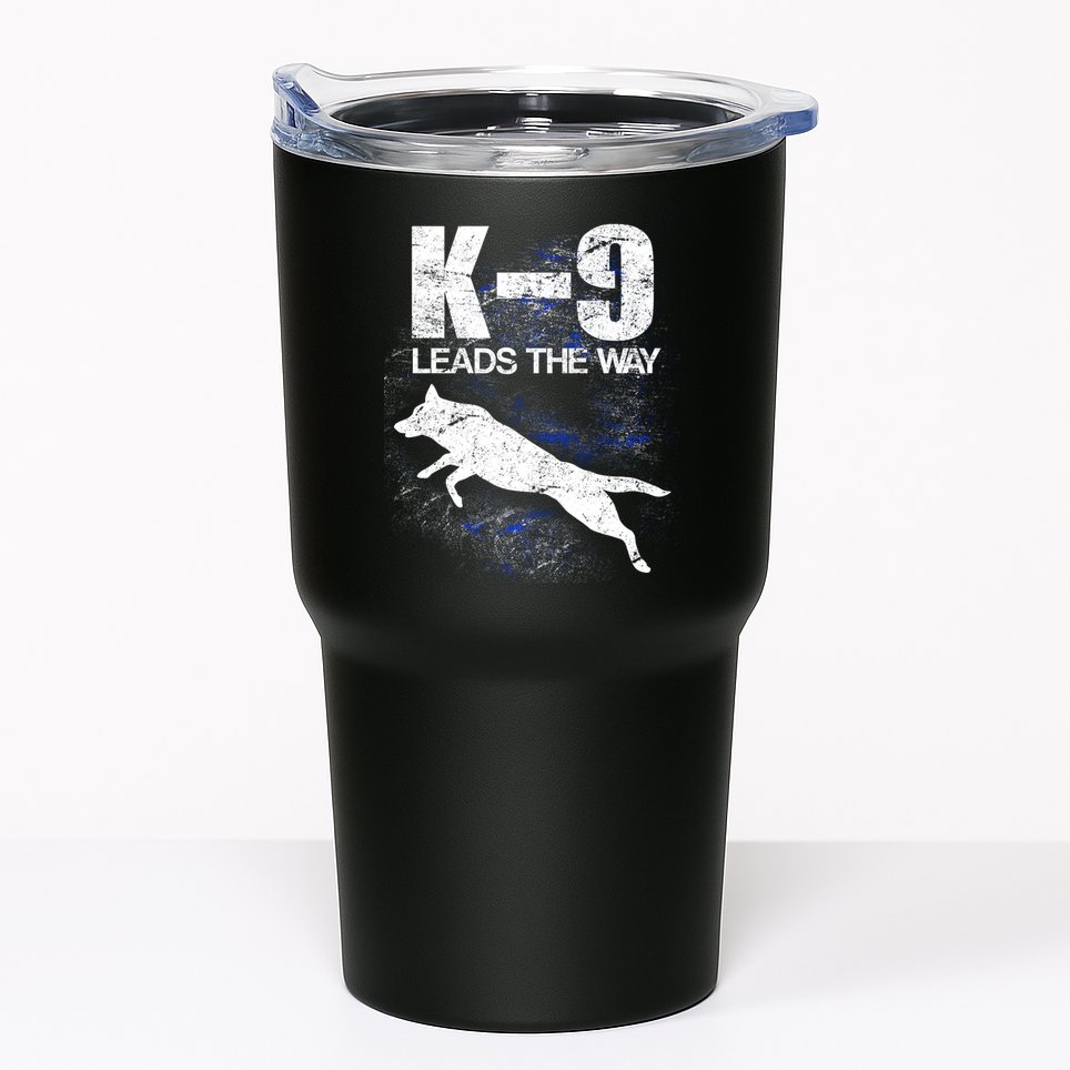 K-9 Leads The Way Tumbler