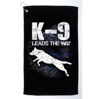K-9 Leads The Way Golf Towel