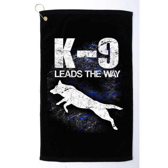 K-9 Leads The Way Golf Towel