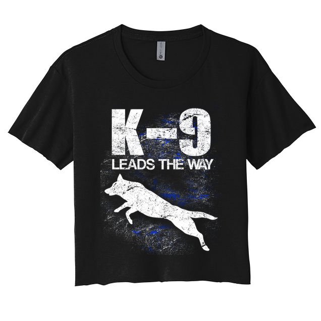 K-9 Leads The Way Crop Top