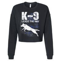 K-9 Leads The Way Cropped Pullover Crew