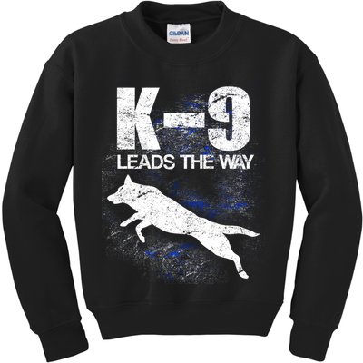 K-9 Leads The Way Kids Sweatshirt