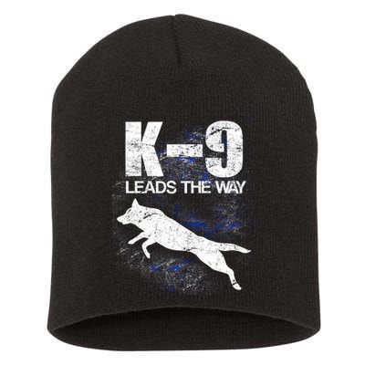K-9 Leads The Way Short Acrylic Beanie