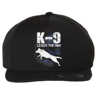 K-9 Leads The Way Wool Snapback Cap