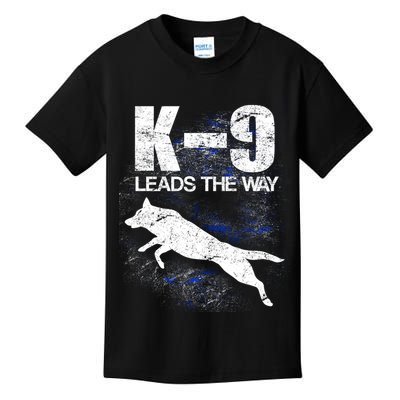 K-9 Leads The Way Kids T-Shirt